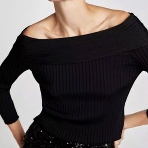 Off the shoulder Zara top